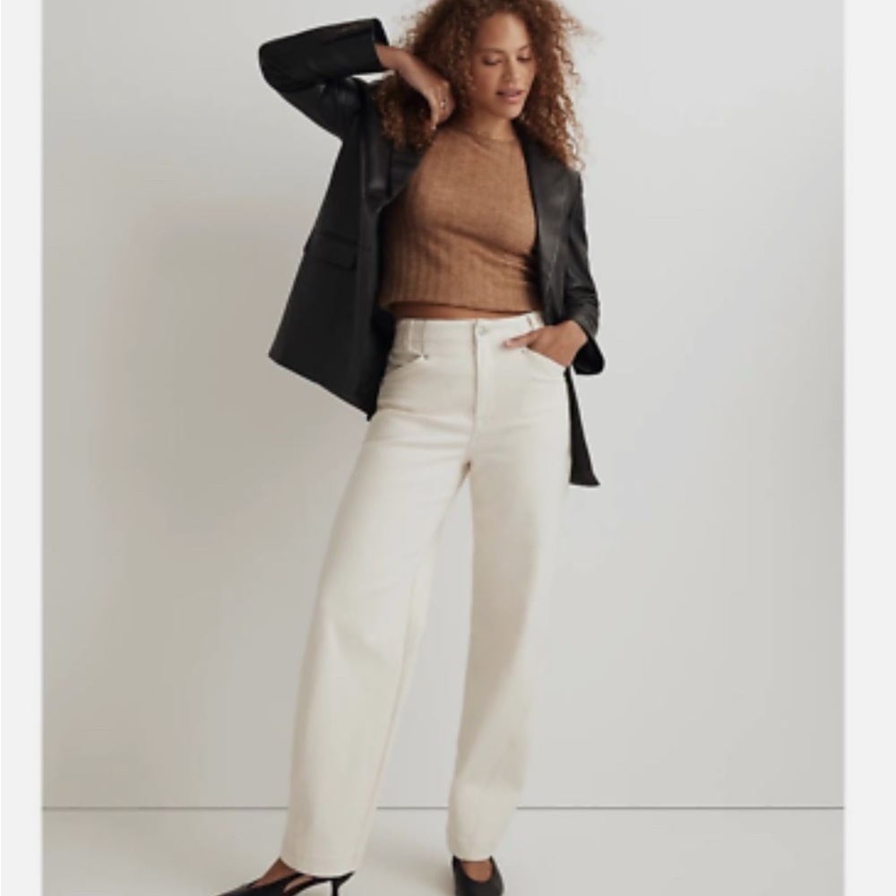 Madewell the perfect vintage wide leg jean in vintage canvas - size 29